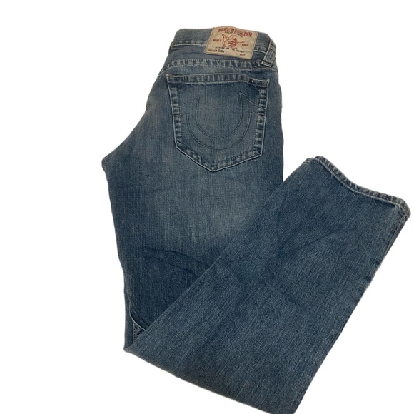 True Religion Other - True Religion Mens light blue jeans Slim Size 34
